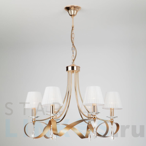 Купить с доставкой Подвесная люстра Eurosvet 60063/6 золото в Туле