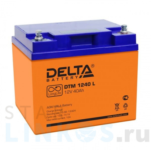 Купить с доставкой Аккумулятор Delta DTM 1240 L в Туле