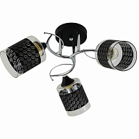 Купить Потолочная люстра Reluce 01316-0.3-03 BK+CR в Туле
