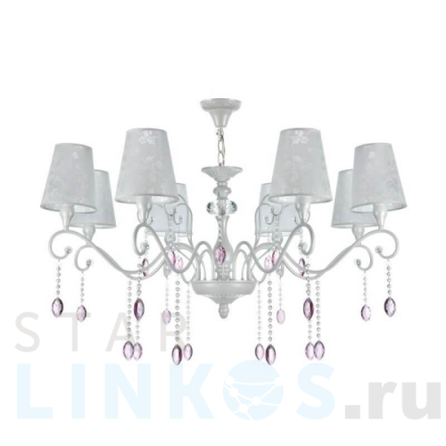 Купить Подвесная люстра Freya Adelaide FR2306-PL-08-W за 19 836 руб. в Туле Купить с доставкой Подвесная люстра Freya Adelaide FR2306-PL-08-W в Туле