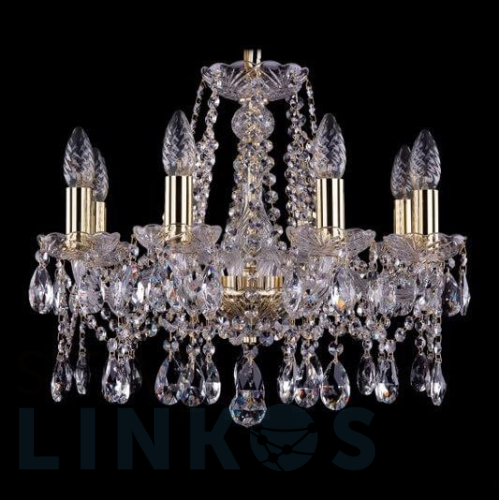 Купить Подвесная люстра Bohemia Ivele 1413/8/165 G за 36 059 руб. в Туле Купить с доставкой Подвесная люстра Bohemia Ivele 1413/8/165 G в Туле