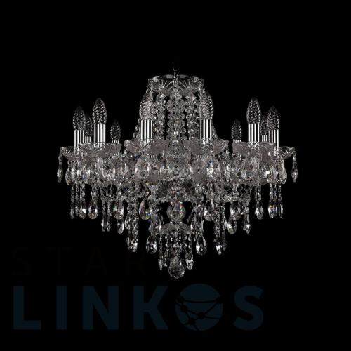 Купить Подвесная люстра Bohemia Ivele 1415/12/220 Ni за 57 278 руб. в Туле Купить с доставкой Подвесная люстра Bohemia Ivele 1415/12/220 Ni в Туле