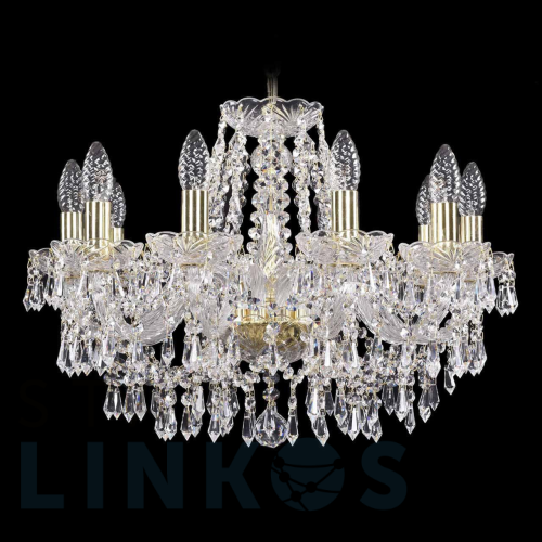 Купить Подвесная люстра Bohemia Ivele 1403/10/195 G за 46 350 руб. в Туле Купить с доставкой Подвесная люстра Bohemia Ivele 1403/10/195 G в Туле