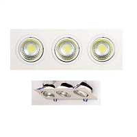 Купить Встраиваемый светодиодный светильник Horoz Adriana 3X5W 2700К белый 016-021-0015 HRZ00000252 в Туле