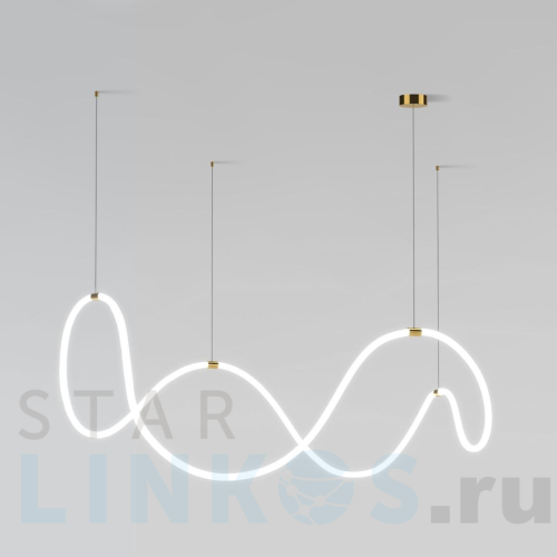 Купить Подвесной светодиодный светильник Eurosvet 90288/1 латунь за 22 300 руб. в Туле Купить с доставкой Подвесной светодиодный светильник Eurosvet 90288/1 латунь в Туле