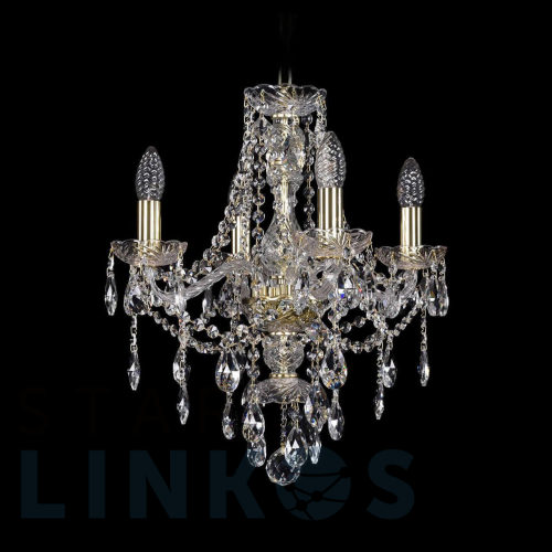 Купить Подвесная люстра Bohemia Ivele 1415/4/141 G за 22 158 руб. в Туле Купить с доставкой Подвесная люстра Bohemia Ivele 1415/4/141 G в Туле