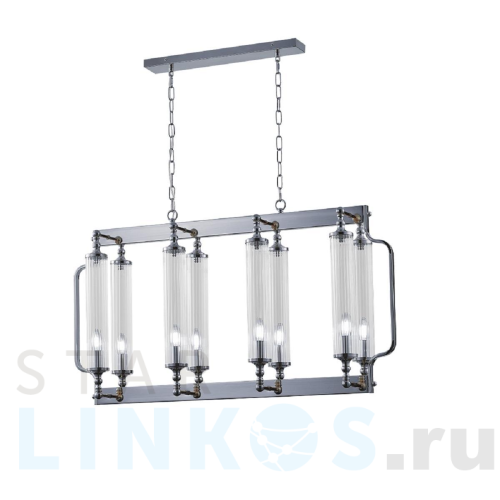 Купить Подвесная люстра Crystal Lux TOMAS SP8 L1000 CHROME за 71 400 руб. в Туле Купить с доставкой Подвесная люстра Crystal Lux TOMAS SP8 L1000 CHROME в Туле