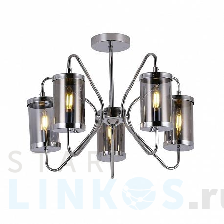 Купить Потолочная люстра Evoluce Valieri SLE102302-05 за 8 600 руб. в Туле фото 2 Купить с доставкой Потолочная люстра Evoluce Valieri SLE102302-05 в Туле фото 2