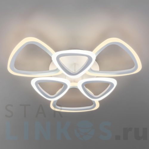 Купить с доставкой Потолочный светодиодный светильник Eurosvet Areo 90216/6 белый в Туле