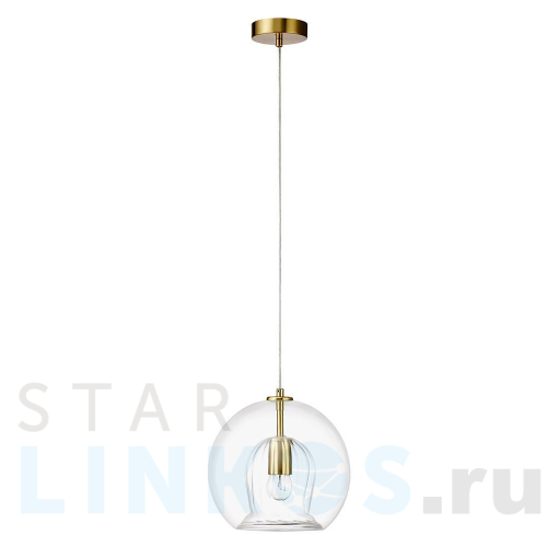 Купить Подвесной светильник Crystal Lux Luisa SP1 Brass/Transparent за 9 800 руб. в Туле Купить с доставкой Подвесной светильник Crystal Lux Luisa SP1 Brass/Transparent в Туле