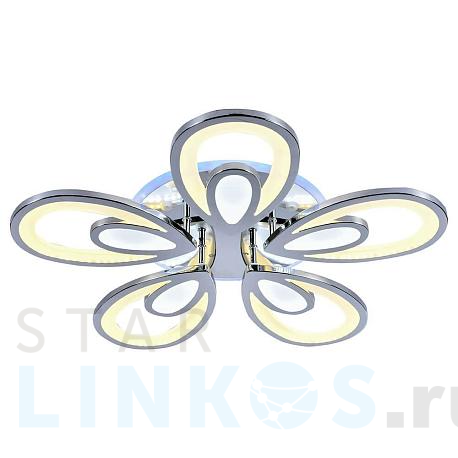 Купить Потолочная светодиодная люстра Profit Light 8007/5 CHR за 6 545 руб. в Туле фото 2 Купить с доставкой Потолочная светодиодная люстра Profit Light 8007/5 CHR в Туле фото 2