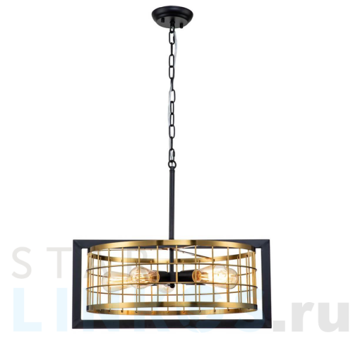 Купить с доставкой Подвесная люстра Indigo Era 10003/5P Black V000068 в Туле