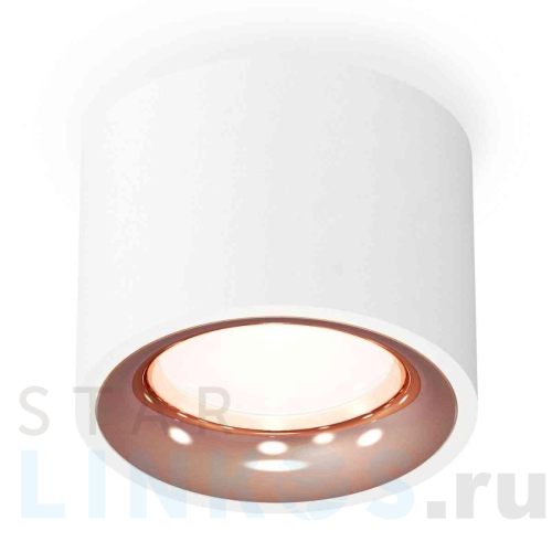 Купить с доставкой Комплект накладного светильника Ambrella light Techno Spot XS7510025 SWH/PPG белый песок/золото розовое полированное (C7510, N7015) в Туле