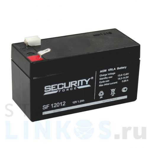 Купить Аккумулятор АКБ-1,2 А/ч, 12В за 280 руб. в Туле Купить с доставкой Аккумулятор АКБ-1,2 А/ч, 12В в Туле