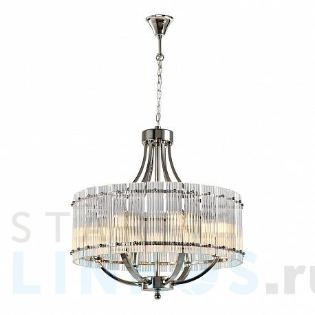 Купить Подвесная люстра iLamp Silverstone P9504-6 NIC за 50 690 руб. в Туле фото 2 Купить с доставкой Подвесная люстра iLamp Silverstone P9504-6 NIC в Туле фото 2