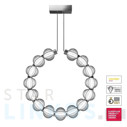 Купить Подвесной светодиодный светильник Maytoni Amulet MOD555PL-L23CH5K за 25 641 руб. в Туле Купить с доставкой Подвесной светодиодный светильник Maytoni Amulet MOD555PL-L23CH5K в Туле