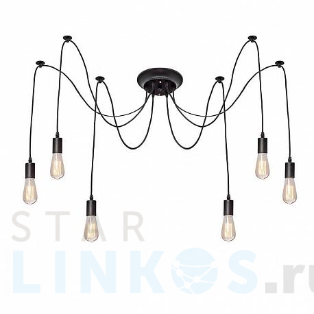 Купить Подвесная люстра Loft IT Spider Loft1162/6 за 7 520 руб. в Туле фото 2 Купить с доставкой Подвесная люстра Loft IT Spider Loft1162/6 в Туле фото 2