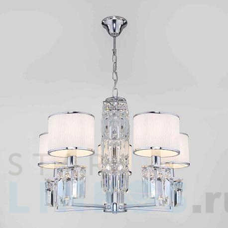 Купить Подвесная люстра Eurosvet Zaffiro 10099/5 хром за 18 500 руб. в Туле фото 2 Купить с доставкой Подвесная люстра Eurosvet Zaffiro 10099/5 хром в Туле фото 2