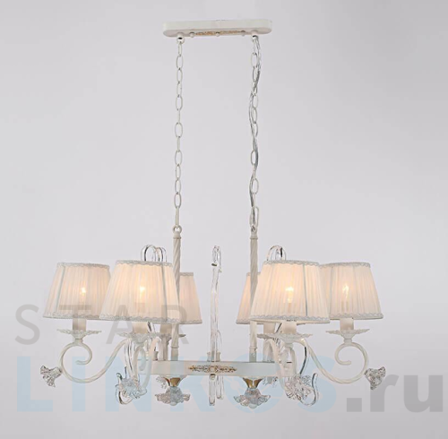 Купить Подвесная люстра Lumien Hall Летисия P17075/6HEW за 34 120 руб. в Туле Купить с доставкой Подвесная люстра Lumien Hall Летисия P17075/6HEW в Туле