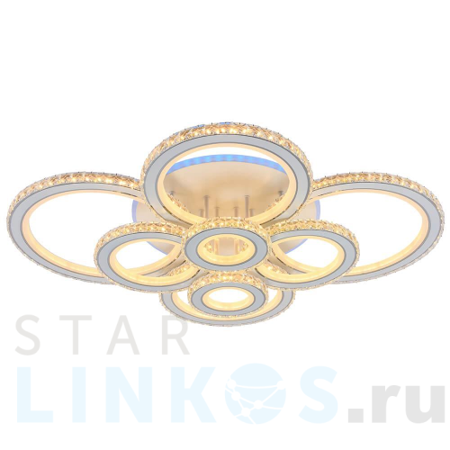 Купить Потолочная светодиодная люстра Profit Light 8061/8 WHT за 22 814 руб. в Туле Купить с доставкой Потолочная светодиодная люстра Profit Light 8061/8 WHT в Туле