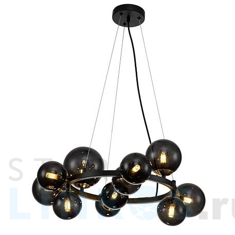 Купить Подвесная люстра Indigo Molecola 11018/11P Black V000195 за 43 650 руб. в Туле фото 2 Купить с доставкой Подвесная люстра Indigo Molecola 11018/11P Black V000195 в Туле фото 2