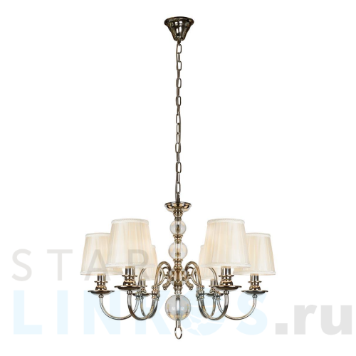 Купить Подвесная люстра iLamp Armonia P2510-6 Nic за 62 490 руб. в Туле Купить с доставкой Подвесная люстра iLamp Armonia P2510-6 Nic в Туле