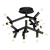 Купить Потолочная светодиодная люстра iLedex Savage FS-017-X25 BK в Туле