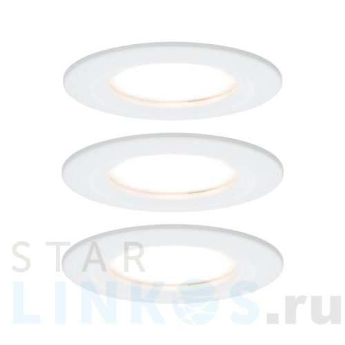 Купить с доставкой Встраиваемый светодиодный светильник Paulmann Nova Coin Led 93460 в Туле