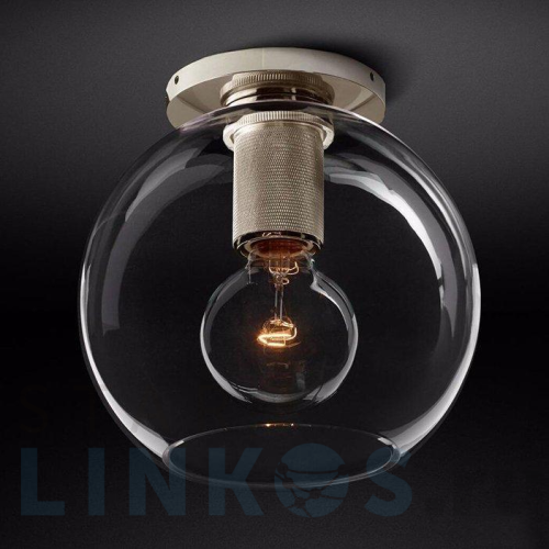 Купить с доставкой Потолочный светильник Imperium Loft RH Utilitaire Globe Shade Flushmount 123674-22 в Туле