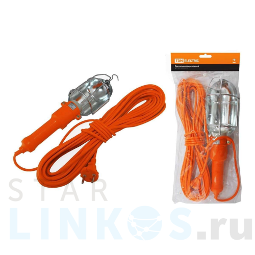 Купить с доставкой Переносной фонарь TDM Electric УП-2Р сетевой кабель 380x100 SQ0306-0003 в Туле