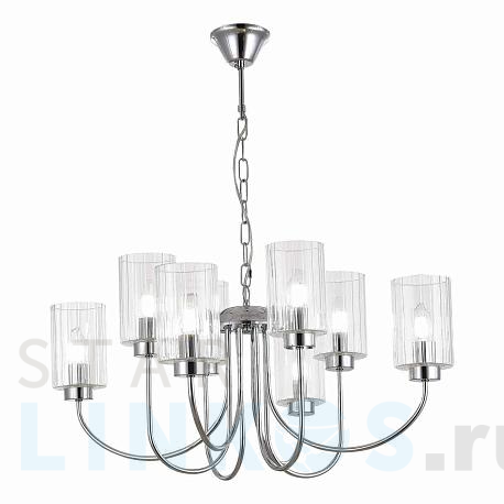 Купить Подвесная люстра Evoluce Tilda SLE1127-103-08 за 14 370 руб. в Туле фото 2 Купить с доставкой Подвесная люстра Evoluce Tilda SLE1127-103-08 в Туле фото 2