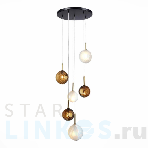 Купить с доставкой Подвесная люстра ST Luce Foligno SL1183.543.06 в Туле