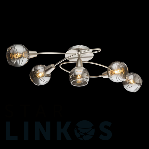 Купить Потолочная светодиодная люстра Globo Roman 54348-5 за 25 060 руб. в Туле Купить с доставкой Потолочная светодиодная люстра Globo Roman 54348-5 в Туле