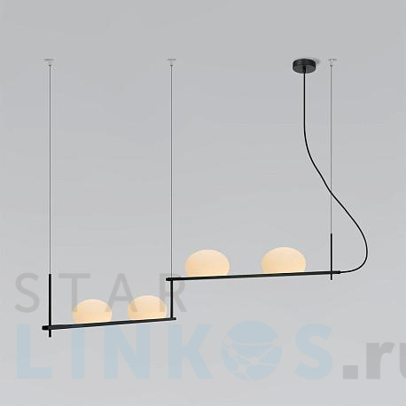 Купить Подвесной светильник Eurosvet Stair 70145/4 черный за 19 500 руб. в Туле фото 2 Купить с доставкой Подвесной светильник Eurosvet Stair 70145/4 черный в Туле фото 2
