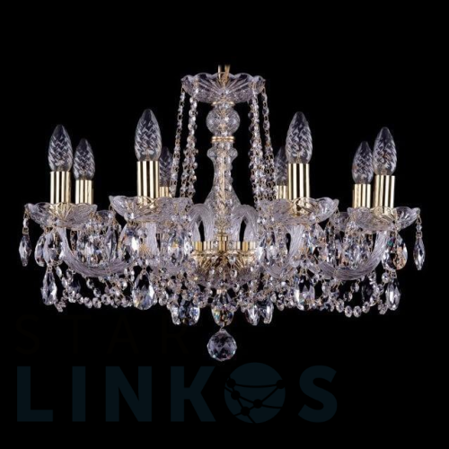 Купить Подвесная люстра Bohemia Ivele 1402/8/195 G за 34 214 руб. в Туле Купить с доставкой Подвесная люстра Bohemia Ivele 1402/8/195 G в Туле