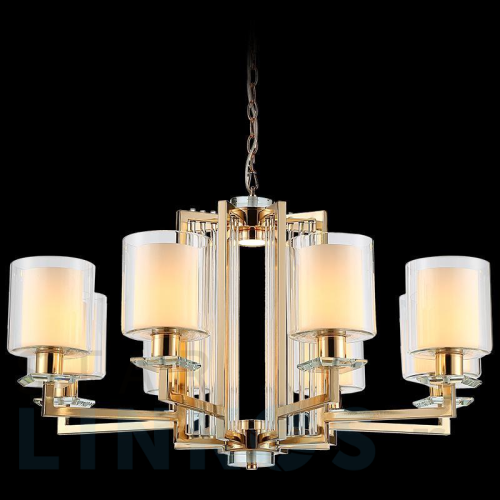 Купить Подвесная люстра Illumico IL6201-8P-27 GD за 38 000 руб. в Туле Купить с доставкой Подвесная люстра Illumico IL6201-8P-27 GD в Туле