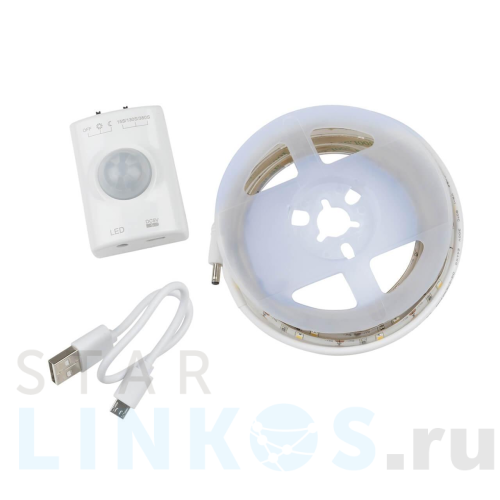 Купить с доставкой Светодиодная влагозащищенная лента Uniel 2,4W/m 30LED/m белый 1М ULS-R21-2,4W/4000K/1,0M/RECH SENSOR Smart Light UL-00004450 в Туле