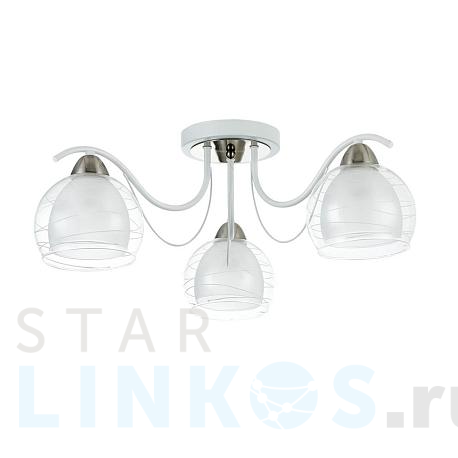 Купить Потолочная люстра Freya Nikki FR5052-CL-03-W за 8 066 руб. в Туле фото 2 Купить с доставкой Потолочная люстра Freya Nikki FR5052-CL-03-W в Туле фото 2