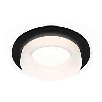 Купить Комплект встраиваемого светильника Ambrella light Techno Spot XC7622044 SBK/FR черный песок/белый матовый (C7622, N7165) в Туле