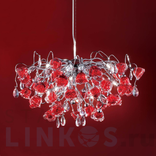 Купить Подвесная люстра Citilux Rosa Rosso EL325P15.2 за 49 990 руб. в Туле Купить с доставкой Подвесная люстра Citilux Rosa Rosso EL325P15.2 в Туле