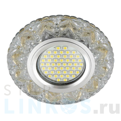 Купить с доставкой Встраиваемый светильник Fametto Luciole DLS-L146 Gu5.3 Glassy/Gold в Туле