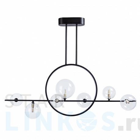 Купить Подвесная светодиодная люстра Arte Lamp Saturn A7791SP-59BK за 37 990 руб. в Туле фото 2 Купить с доставкой Подвесная светодиодная люстра Arte Lamp Saturn A7791SP-59BK в Туле фото 2