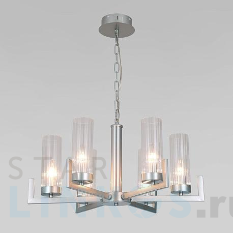 Купить Подвесная люстра Eurosvet Arganie 60133/6 серебро за 21 800 руб. в Туле фото 2 Купить с доставкой Подвесная люстра Eurosvet Arganie 60133/6 серебро в Туле фото 2