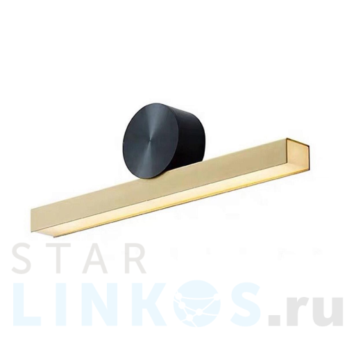 Купить Настенный светодиодный светильник Gerhort G51212/1wBK GD за 8 040 руб. в Туле Купить с доставкой Настенный светодиодный светильник Gerhort G51212/1wBK GD в Туле