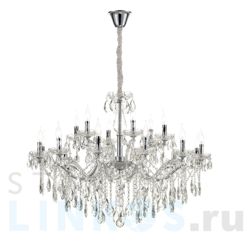 Купить Подвесная люстра Lumien Hall Lavena LH0026/18H-CR за 92 360 руб. в Туле Купить с доставкой Подвесная люстра Lumien Hall Lavena LH0026/18H-CR в Туле