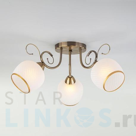 Купить Потолочная люстра Eurosvet 30159/3 античная бронза за 4 530 руб. в Туле фото 2 Купить с доставкой Потолочная люстра Eurosvet 30159/3 античная бронза в Туле фото 2