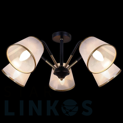 Купить Потолочная люстра Illumico IL0344-5CSQ-79 BK AB за 5 100 руб. в Туле Купить с доставкой Потолочная люстра Illumico IL0344-5CSQ-79 BK AB в Туле