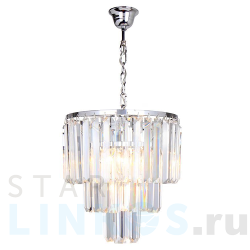 Купить с доставкой Подвесная люстра Zumaline Amedeo 17106/3+1-CHR в Туле