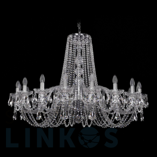 Купить Подвесная люстра Bohemia Ivele 1402/18/400 Ni за 106 598 руб. в Туле Купить с доставкой Подвесная люстра Bohemia Ivele 1402/18/400 Ni в Туле