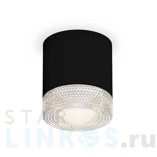 Купить с доставкой Комплект накладного светильника Ambrella light Techno Spot XS7402010 SBK/CL черный песок/прозрачный (C7402, N7191) в Туле